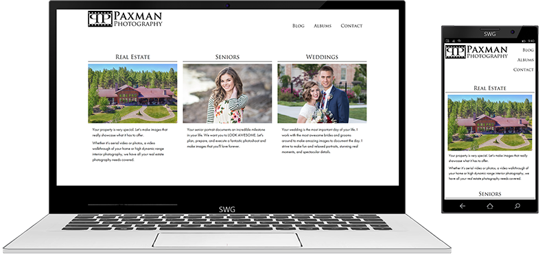 Paxman Photography Website